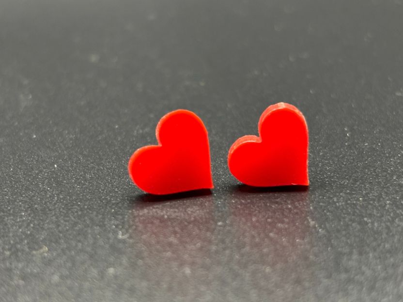 Heart Stud Earrings