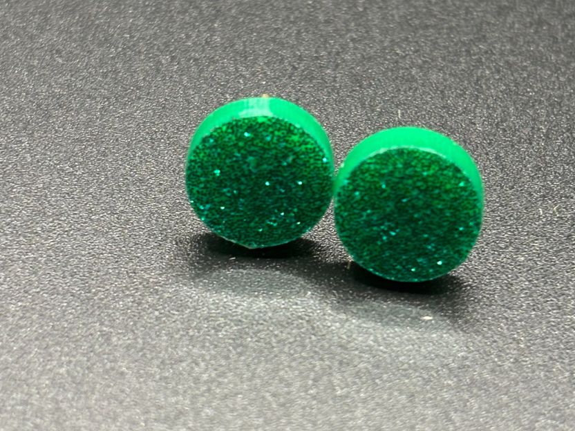 Round Stud Earrings