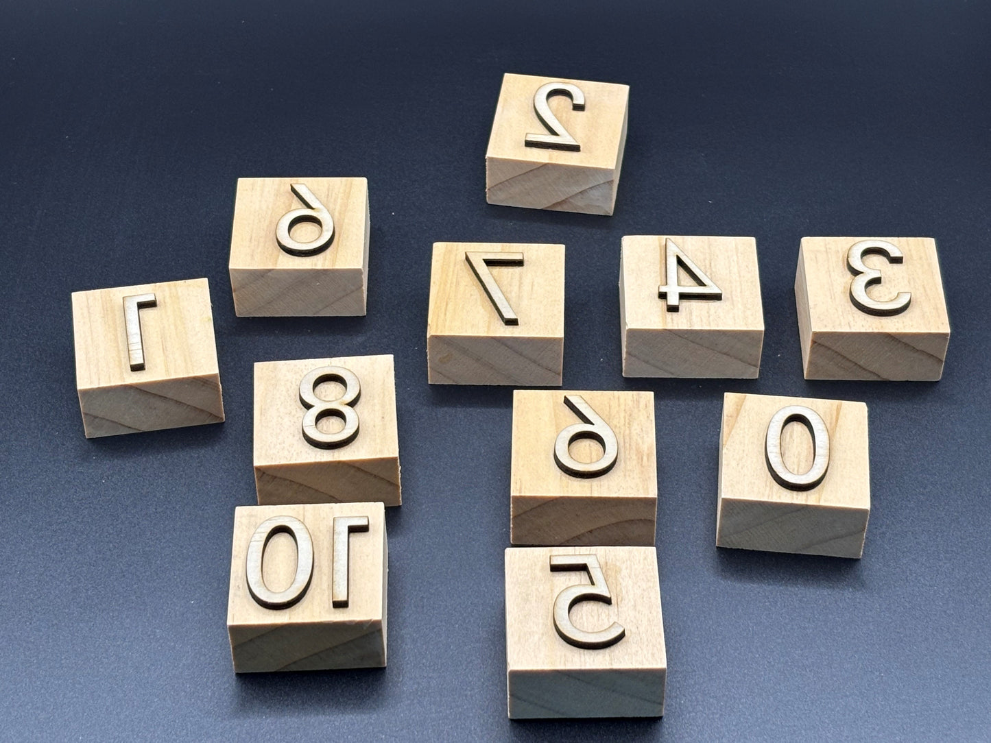 Wooden Stamps - Numbers