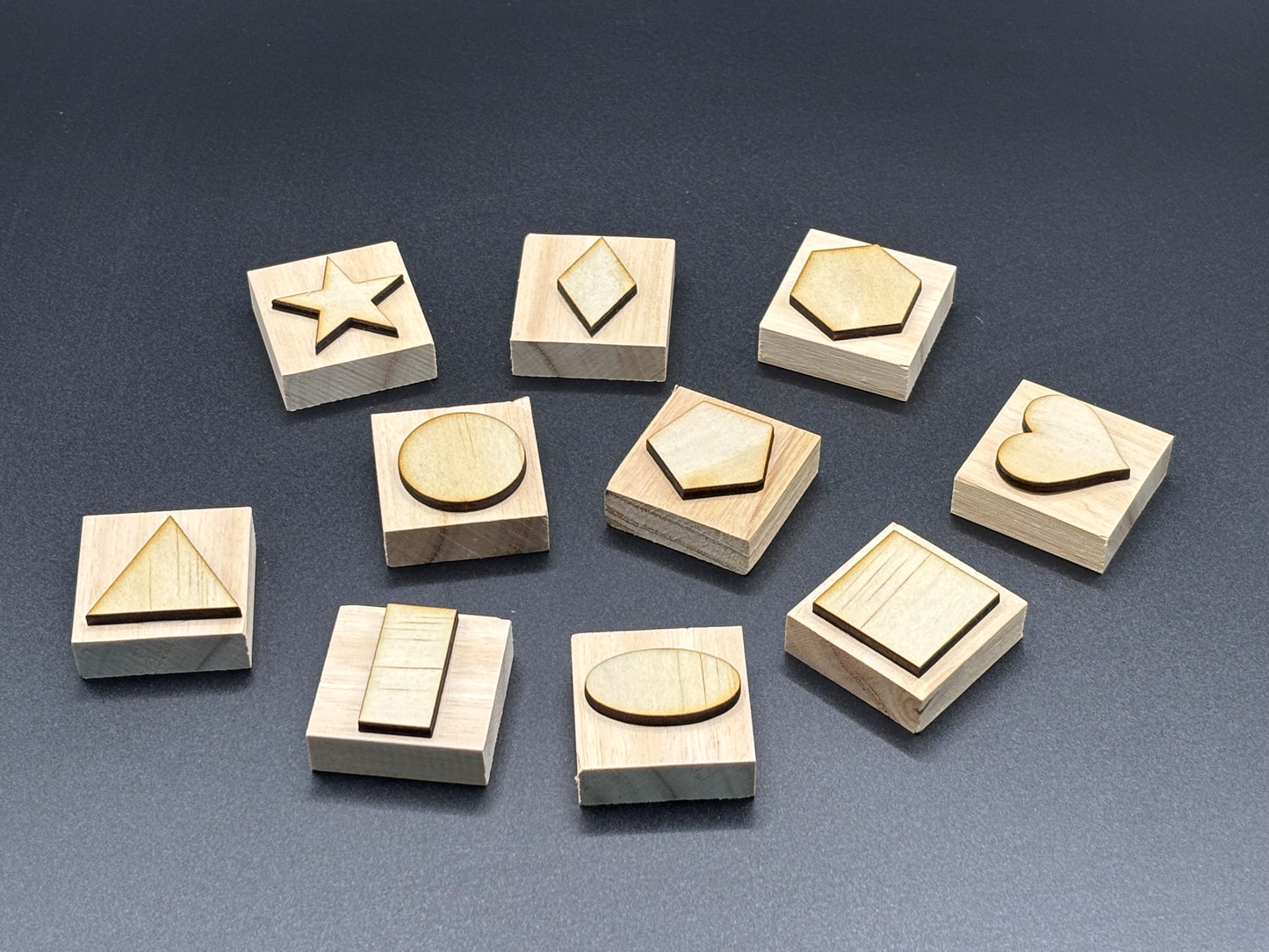 Wooden Stamps - Shapes