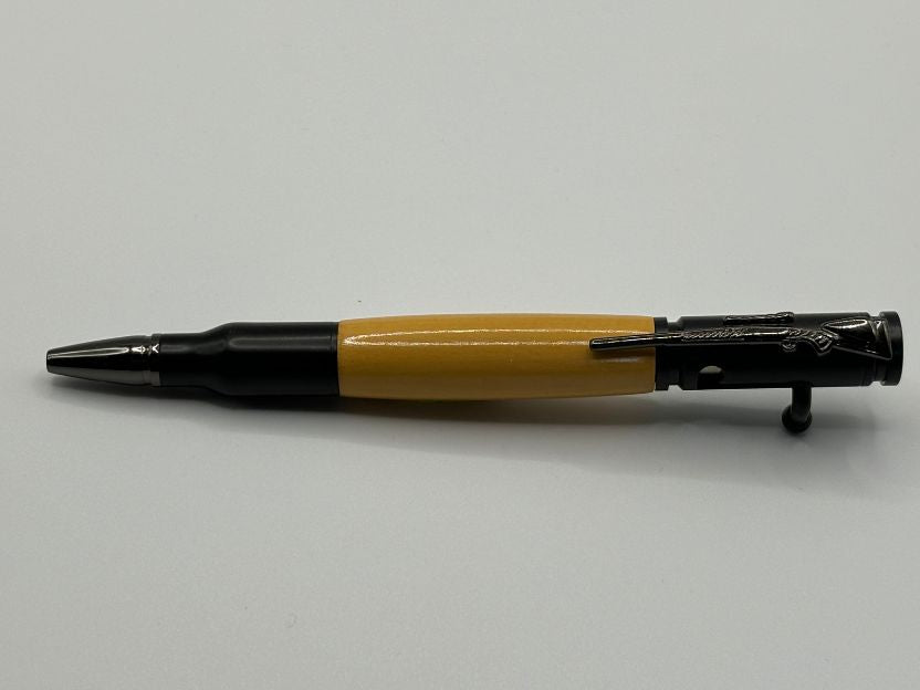 Black Bolt Action Huon Pine Pen