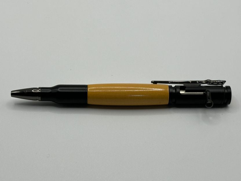 Black Bolt Action Huon Pine Pen