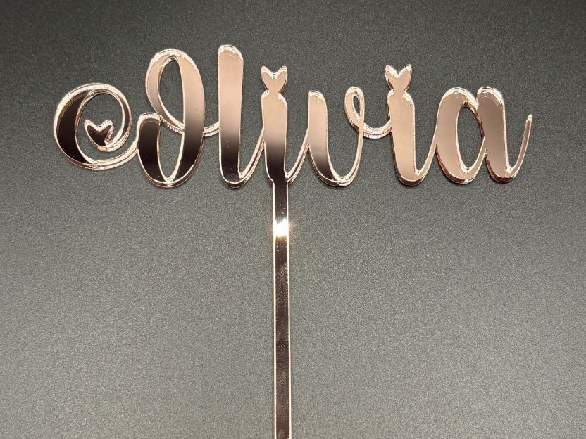 Name Cake Topper