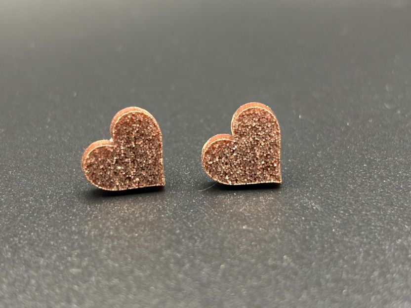 Heart Stud Earrings