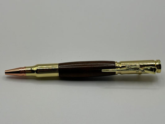 Gold Bolt Action Merbau Pen