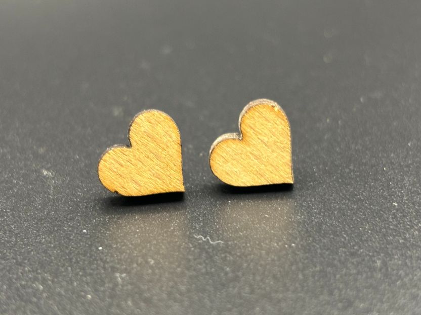 Heart Stud Earrings