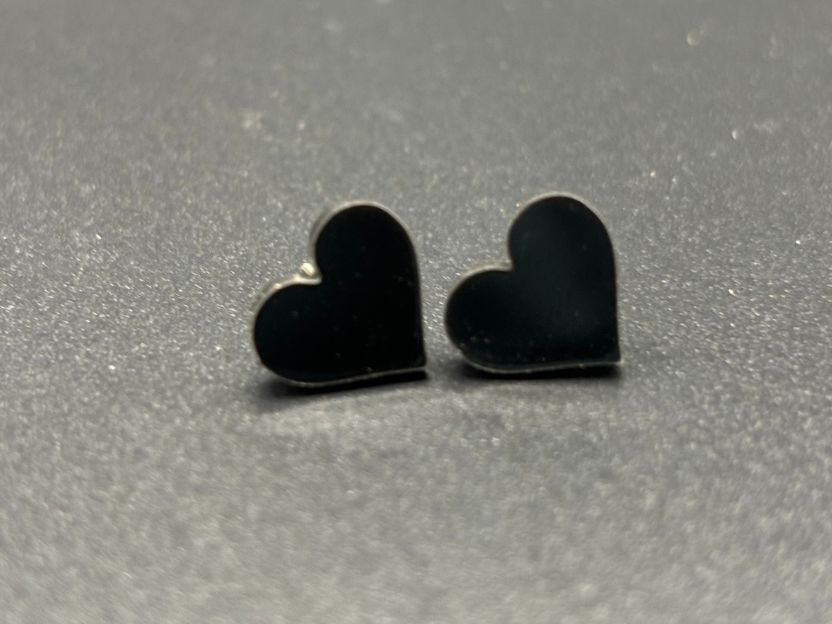 Heart Stud Earrings