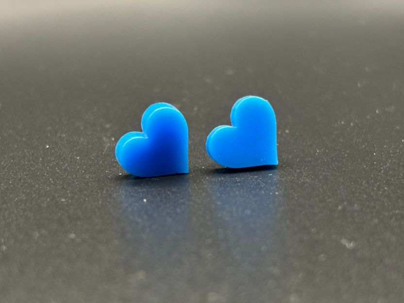 Heart Stud Earrings