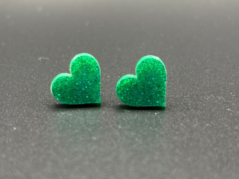 Heart Stud Earrings