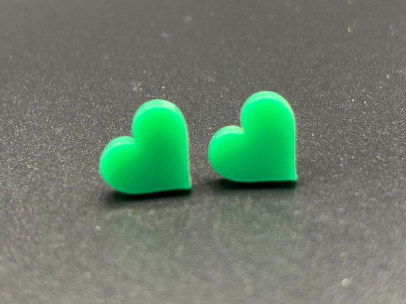 Heart Stud Earrings