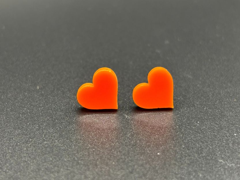 Heart Stud Earrings