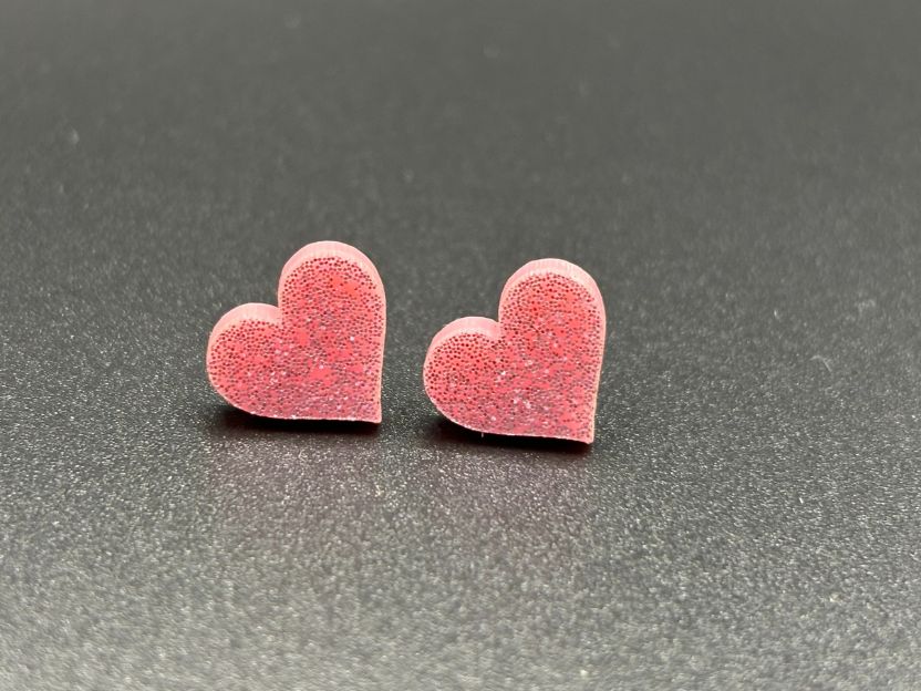 Heart Stud Earrings