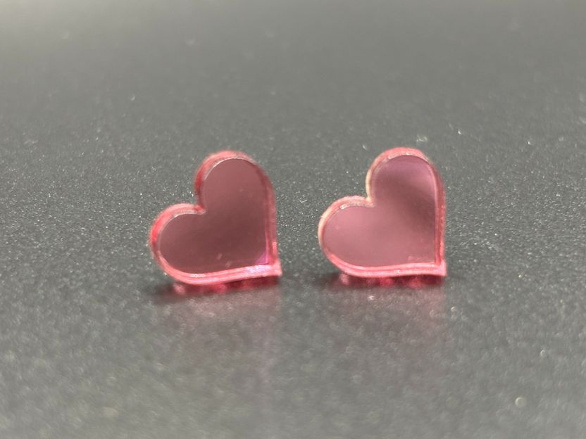 Heart Stud Earrings