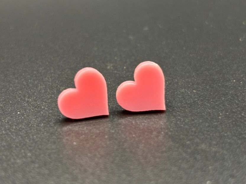 Heart Stud Earrings