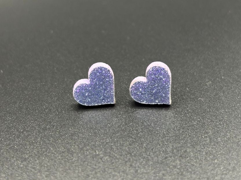 Heart Stud Earrings