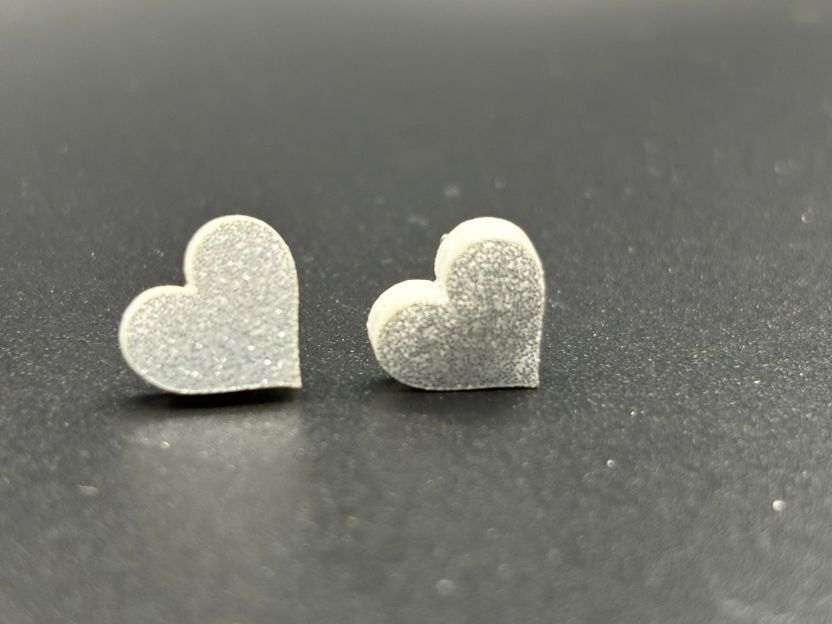 Heart Stud Earrings