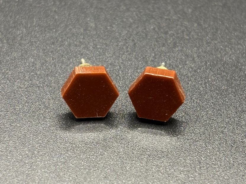 Hexi Stud Earrings