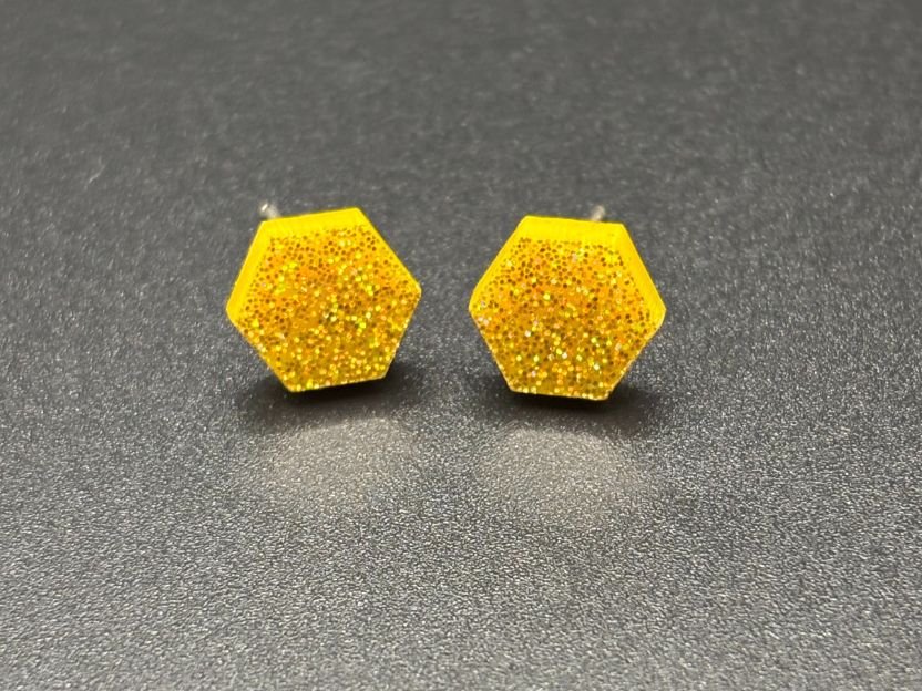 Hexi Stud Earrings