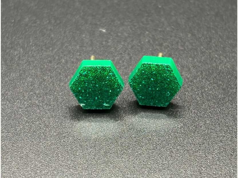 Hexi Stud Earrings
