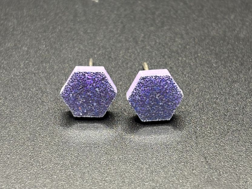 Hexi Stud Earrings