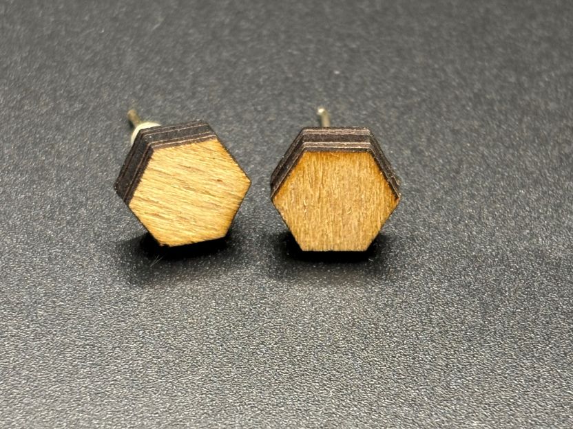 Hexi Stud Earrings