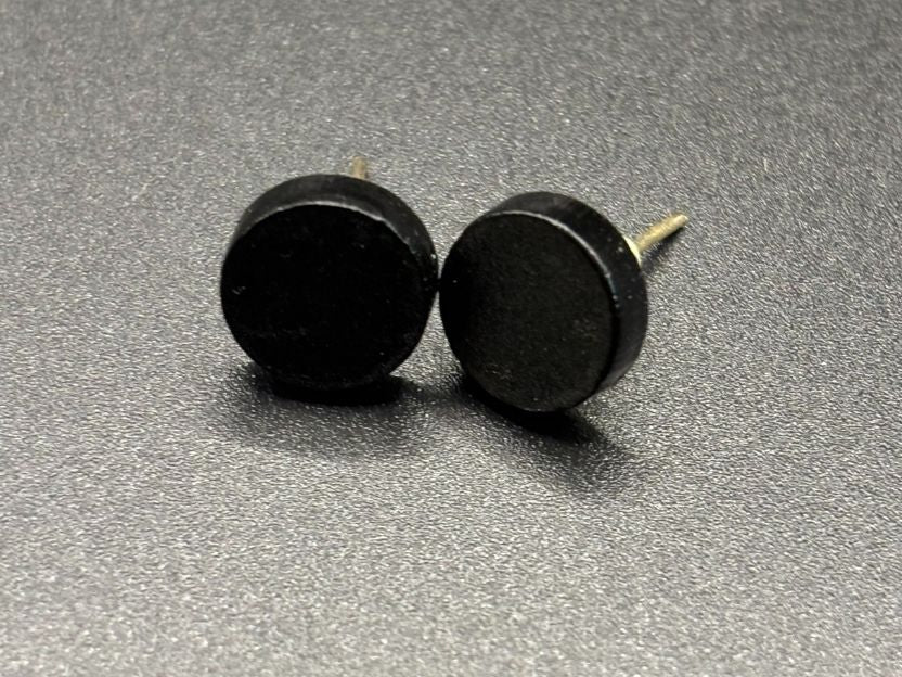 Round Stud Earrings