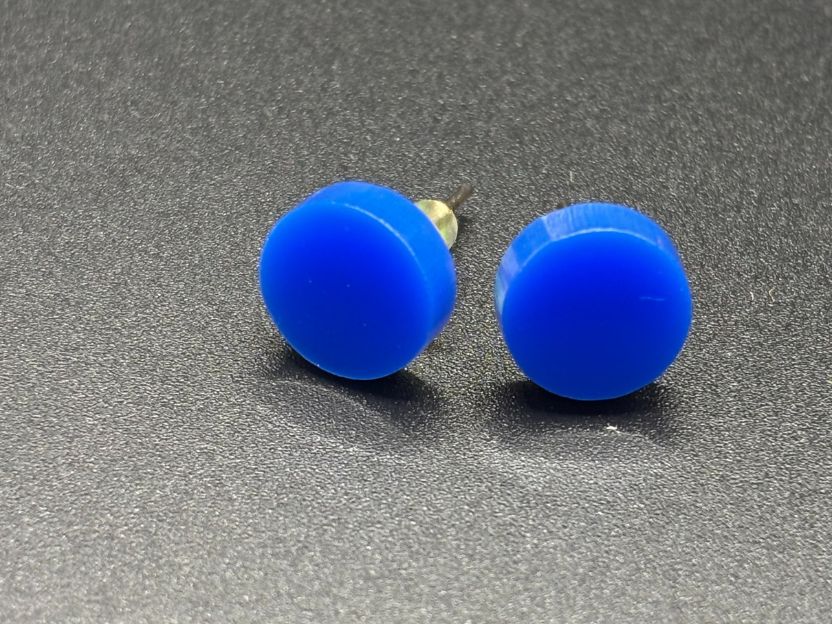 Round Stud Earrings