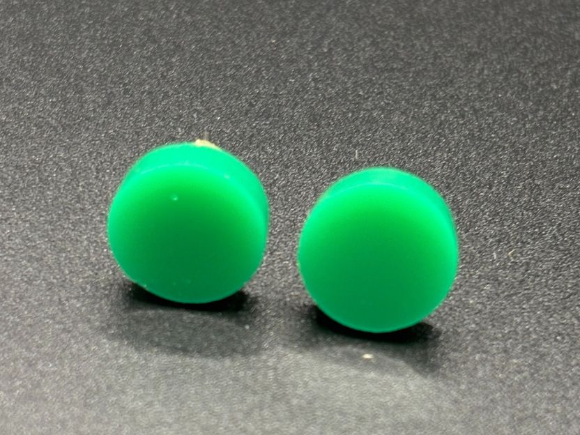 Round Stud Earrings