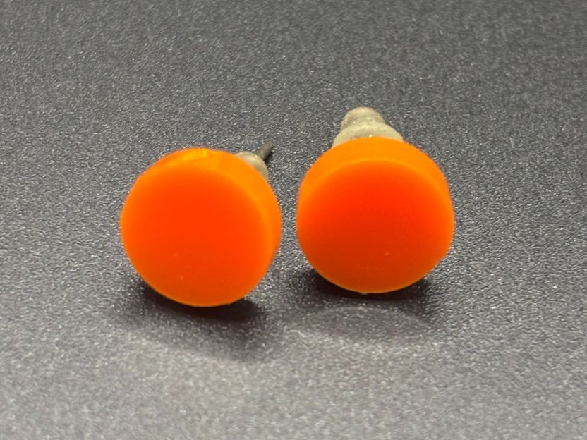 Round Stud Earrings
