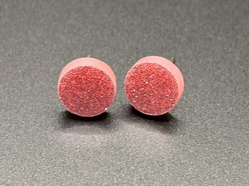Round Stud Earrings