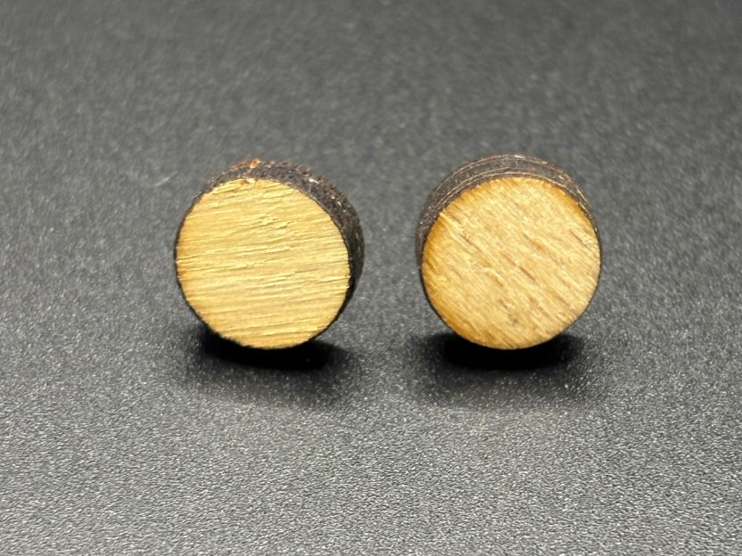 Round Stud Earrings