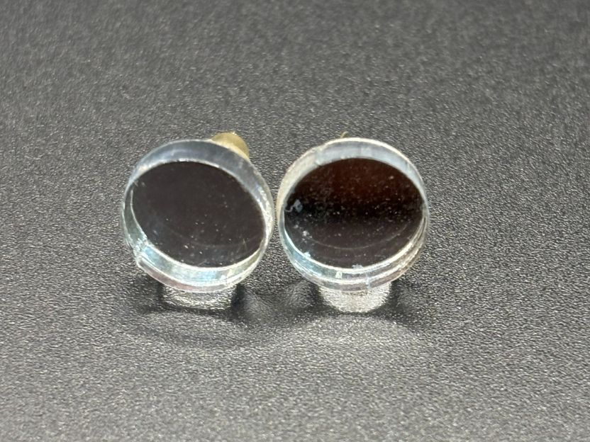 Round Stud Earrings