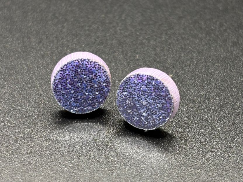 Round Stud Earrings