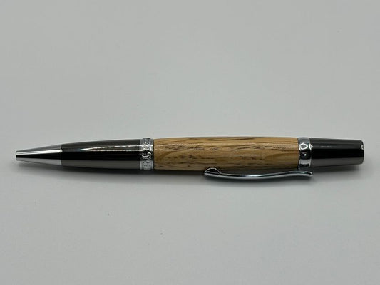 Silver Sierra American Oak Pen