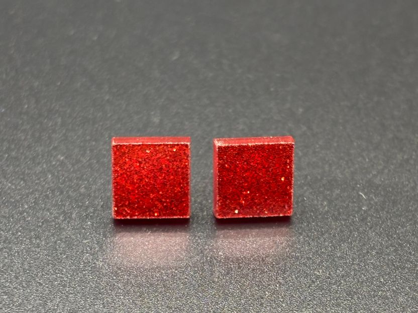 Square Stud Earrings