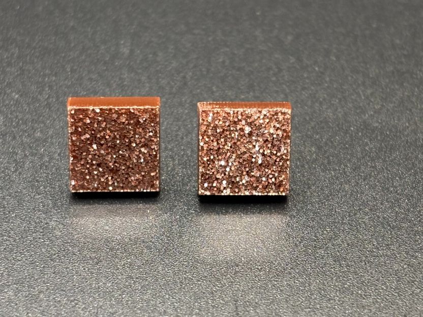 Square Stud Earrings