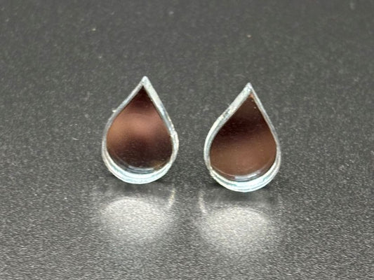 Teardrop Stud Earrings