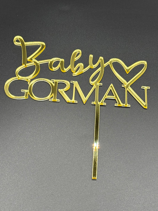 Baby Name + Heart