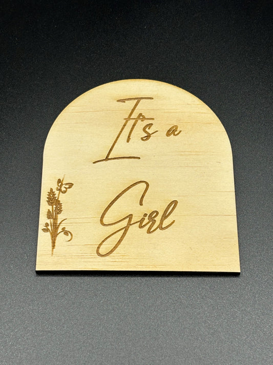 Baby Milestone Plaque - Its a girl