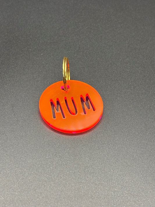 Mum Keyring - Orange